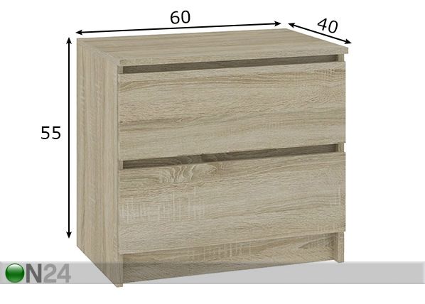 Öökapp mõõdud