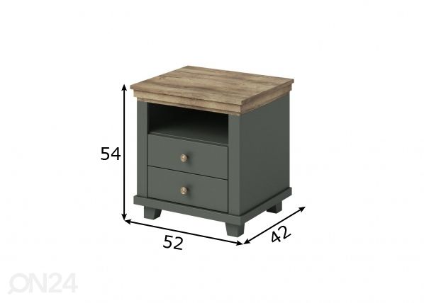 Öökapp 52 cm mõõdud