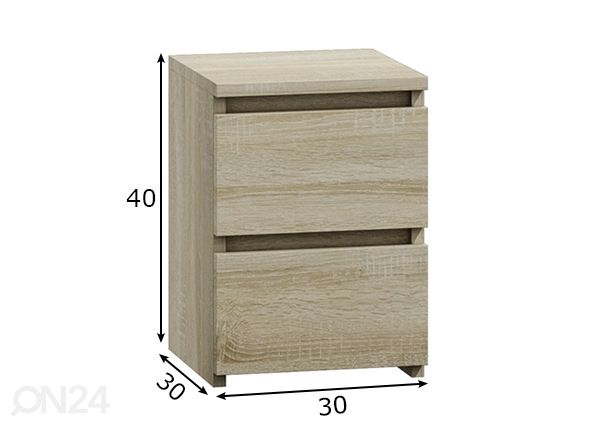 Öökapp Adonis 30 cm mõõdud
