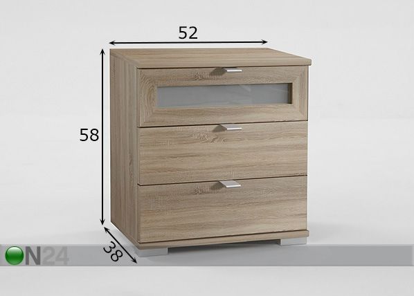 Öökapp Box mõõdud
