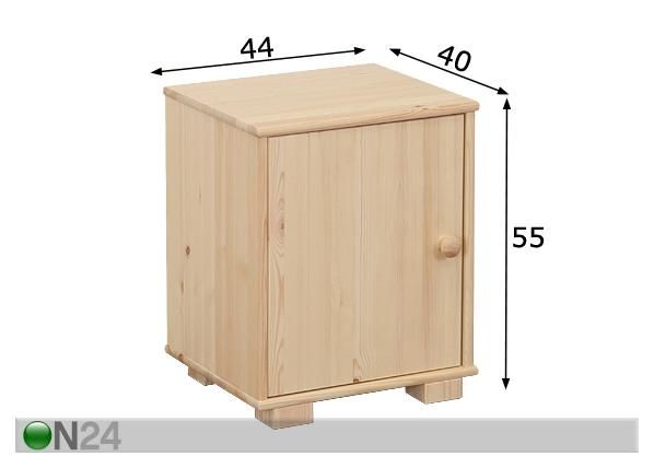 Öökapp Heda mõõdud