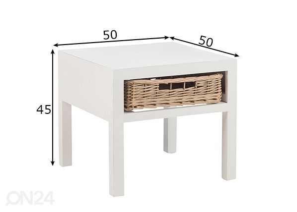 Öökapp Lace mõõdud