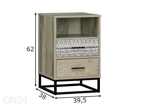 Öökapp Mailbox mõõdud