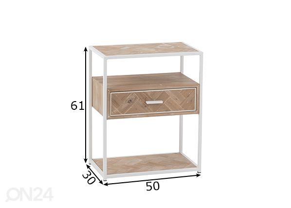 Öökapp Zigzag mõõdud