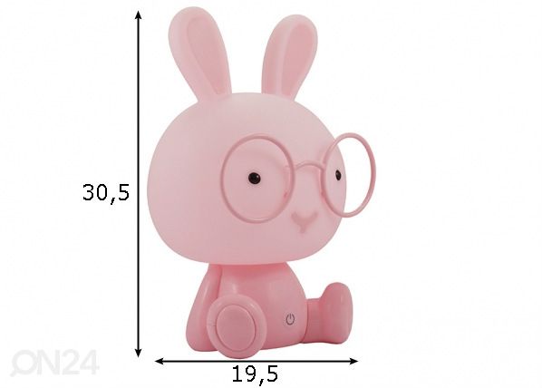 Öölamp Jänku mõõdud