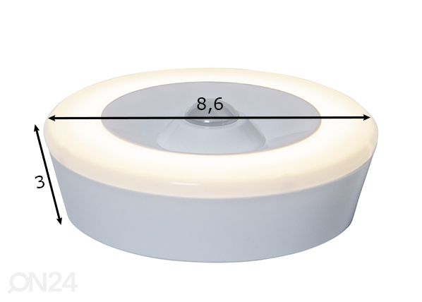 Öölamp sensoriga LED