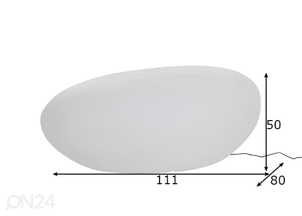 Õuevalgusti Ximi mõõdud