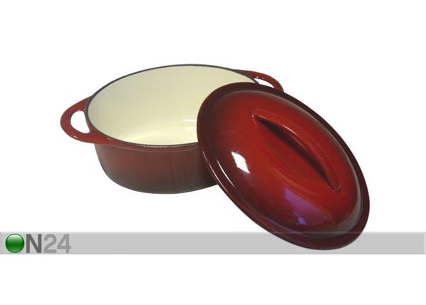 Ovaalne malmpott Toro kaanega 3 L