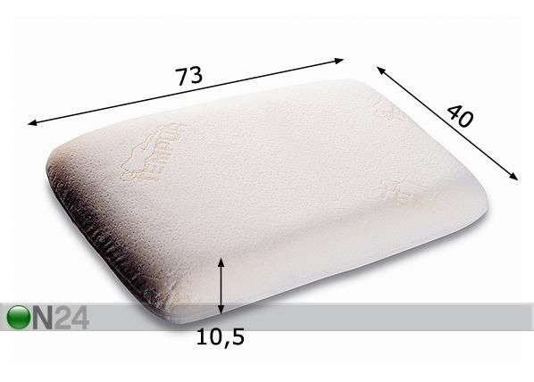 Padi Tempur Classic Queen 73x40 cm mõõdud