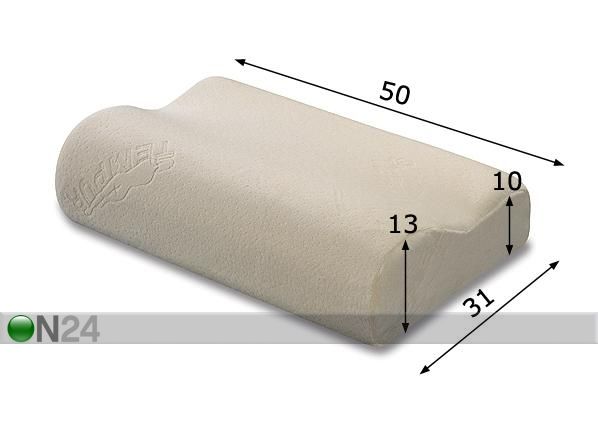 Padi Tempur Original X-Large 50x31 cm mõõdud