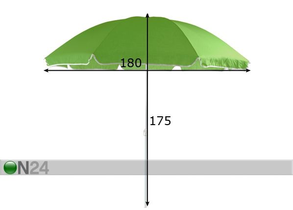 Päevavari Moody 180 cm mõõdud