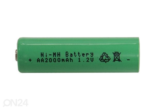 Päikeseenergiaga laetav Ni-MH aku AA 1,2 V (2 tk)