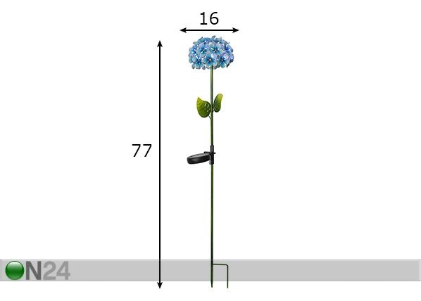 Päikesepaneeliga dekoratsioonvalgusti