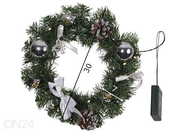 Pärg Decorage, hõbedane mõõdud
