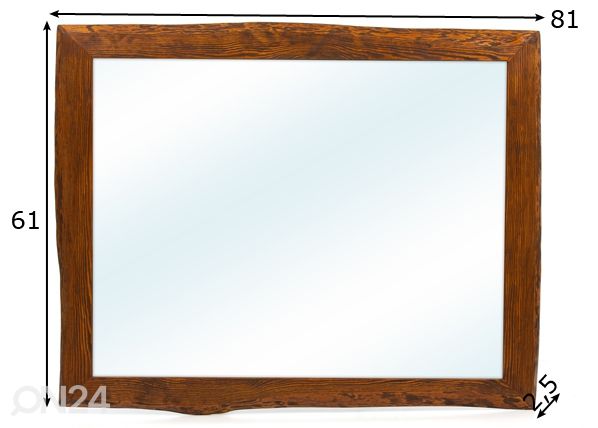 Peegel 81x61 cm mõõdud
