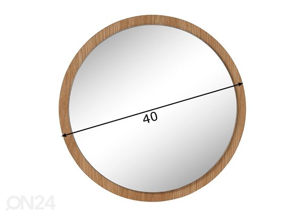 Peegel Agra Ø 40 cm mõõdud
