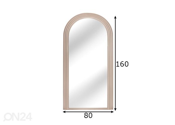 Peegel Art Deco mõõdud