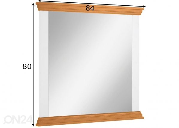 Peegel Basilico 80x84 cm mõõdud