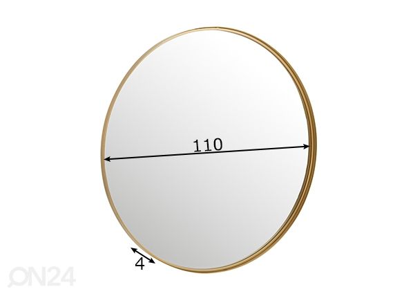 Peegel Bianca Ø 110 cm mõõdud