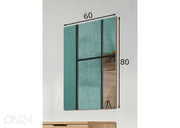 Peegel Fremont 60x80 cm mõõdud