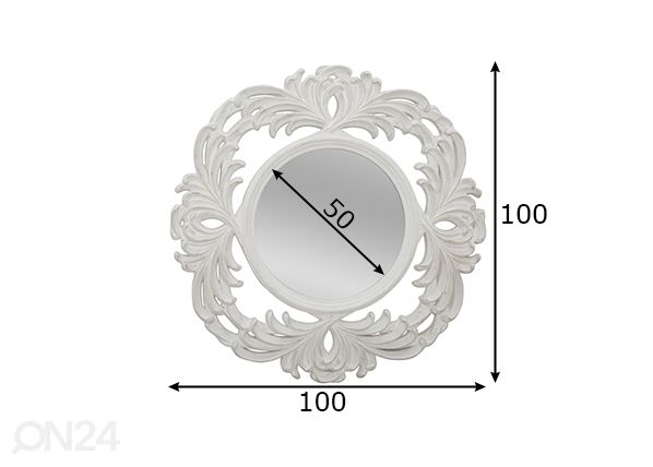 Peegel Glam mõõdud