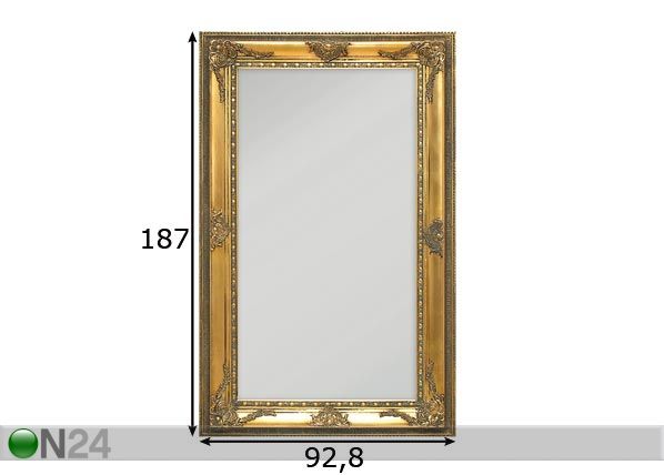 Peegel Gold Antique 92,8x187 cm mõõdud