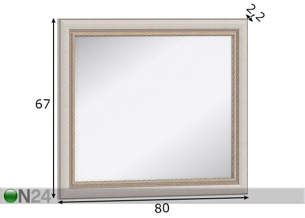 Peegel Grace mõõdud