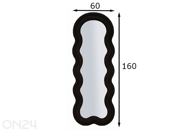 Peegel Teddy 60x160 cm mõõdud
