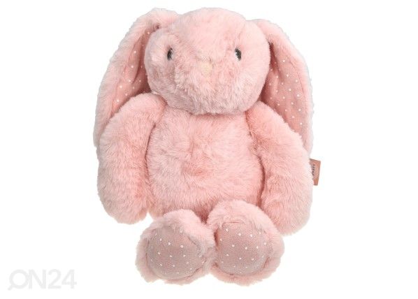 Pehme mänguasi jänes roosa 30 cm