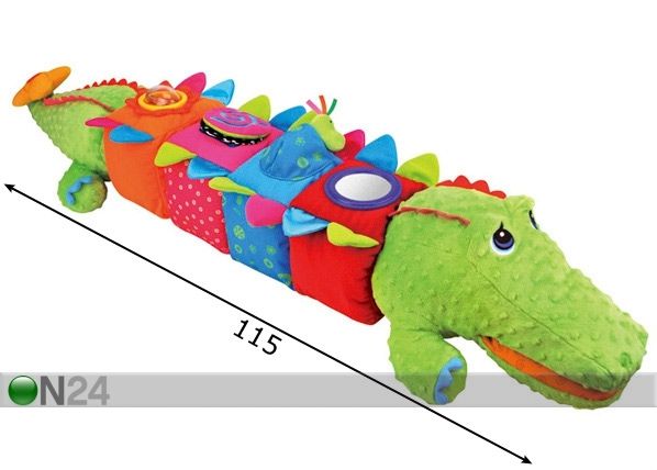 Pehme mänguasi K's Kids® Crocobloco mõõdud