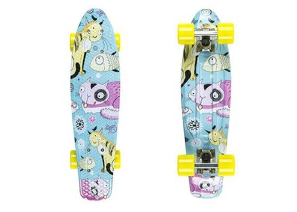 Penny board Fish Print 22