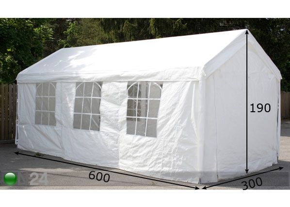 Peotelk 3x6 m mõõdud