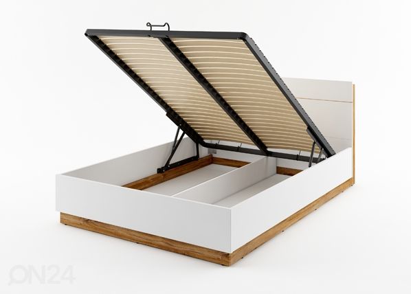 Pesukastiga voodi 160x200 cm + valgustus