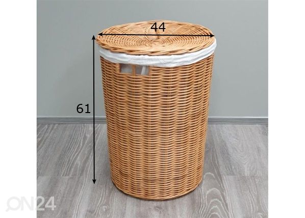 Pesukorv mõõdud