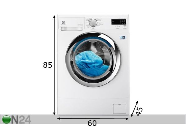 Pesumasin Electrolux EWS1276CI mõõdud