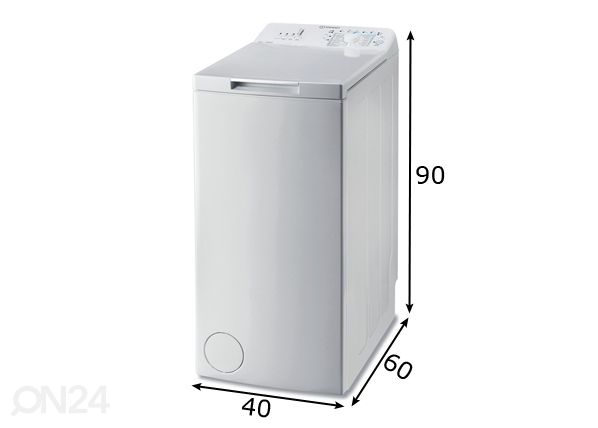 Pesumasin Indesit mõõdud
