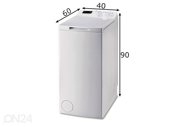 Pesumasin Indesit mõõdud