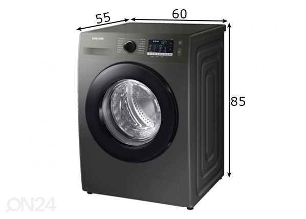 Pesumasin Samsung mõõdud