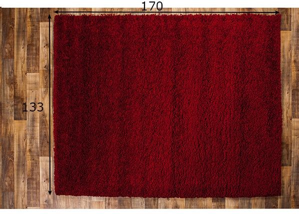 Pikakarvaline vaip 133x170 cm mõõdud