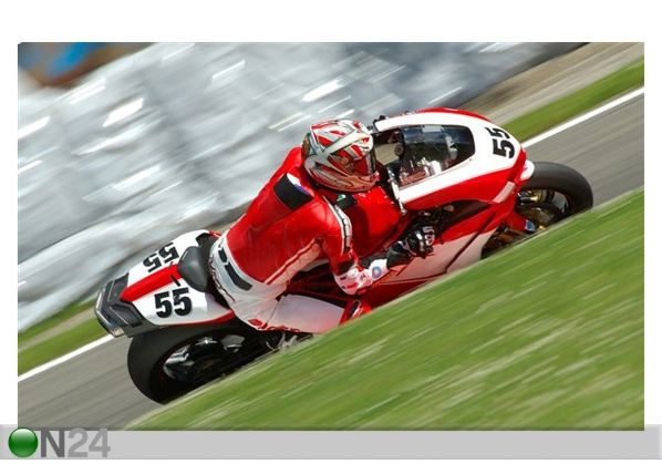 Pilt A Motorbike Racing 113x70 cm