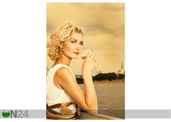 Pilt Beautiful Blond Girl Near the River 70x105 cm