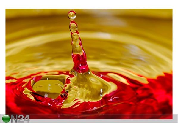 Pilt Water Splash Red 76x50 cm