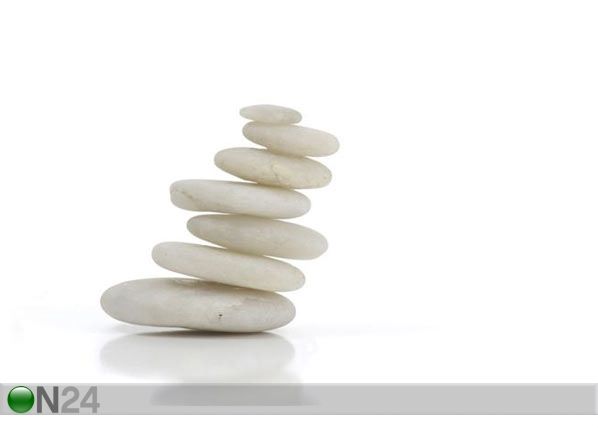 Pilt White Stones 75x50 cm