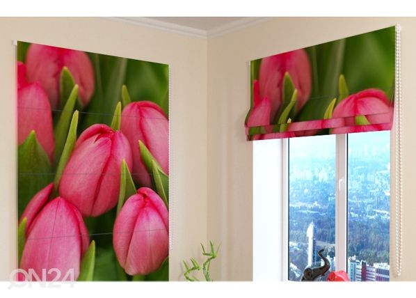 Pimendav Rooma kardin April tulips 60x60 cm