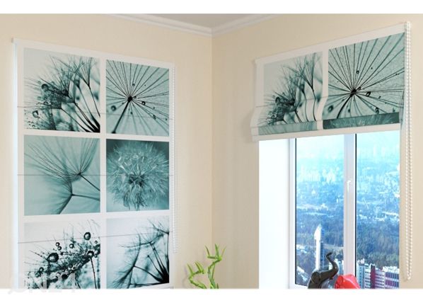 Pimendav Rooma kardin Dandelion 1 60x60 cm