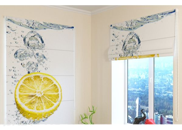 Pimendav Rooma kardin Fresh Lemon 60x60 cm