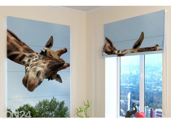 Pimendav Rooma kardin Girafe 60x60 cm