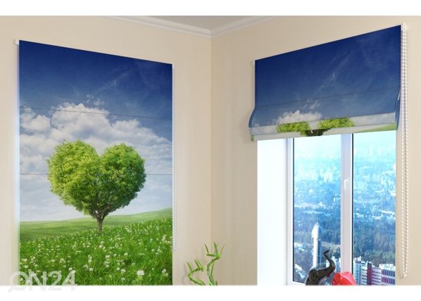 Pimendav Rooma kardin Love Tree 2 60x60 cm