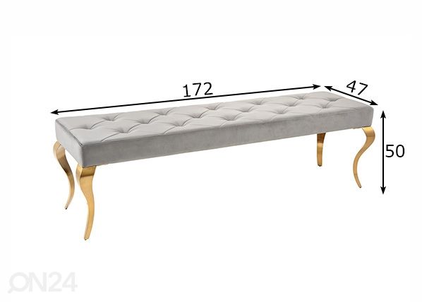 Pink Modern Baroque 172 cm mõõdud
