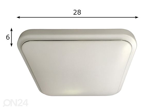 Plafoon 12 W LED mõõdud